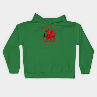 The Red Dragon Inspires Action Kids Hoodie